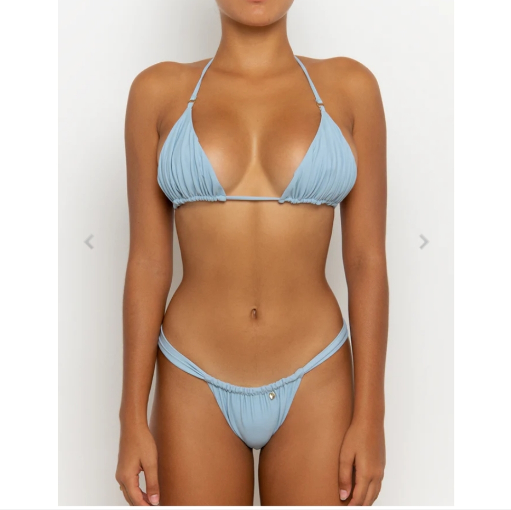 Amore+Sorvete top ONLY*- ELBA TOP ASH BLUE Large